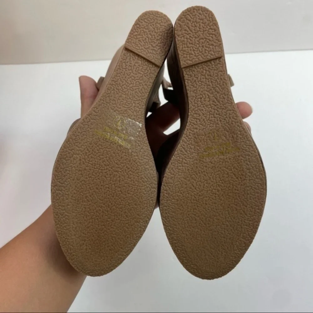 NOA‎ Vegan Suede Wedge Peep-toes